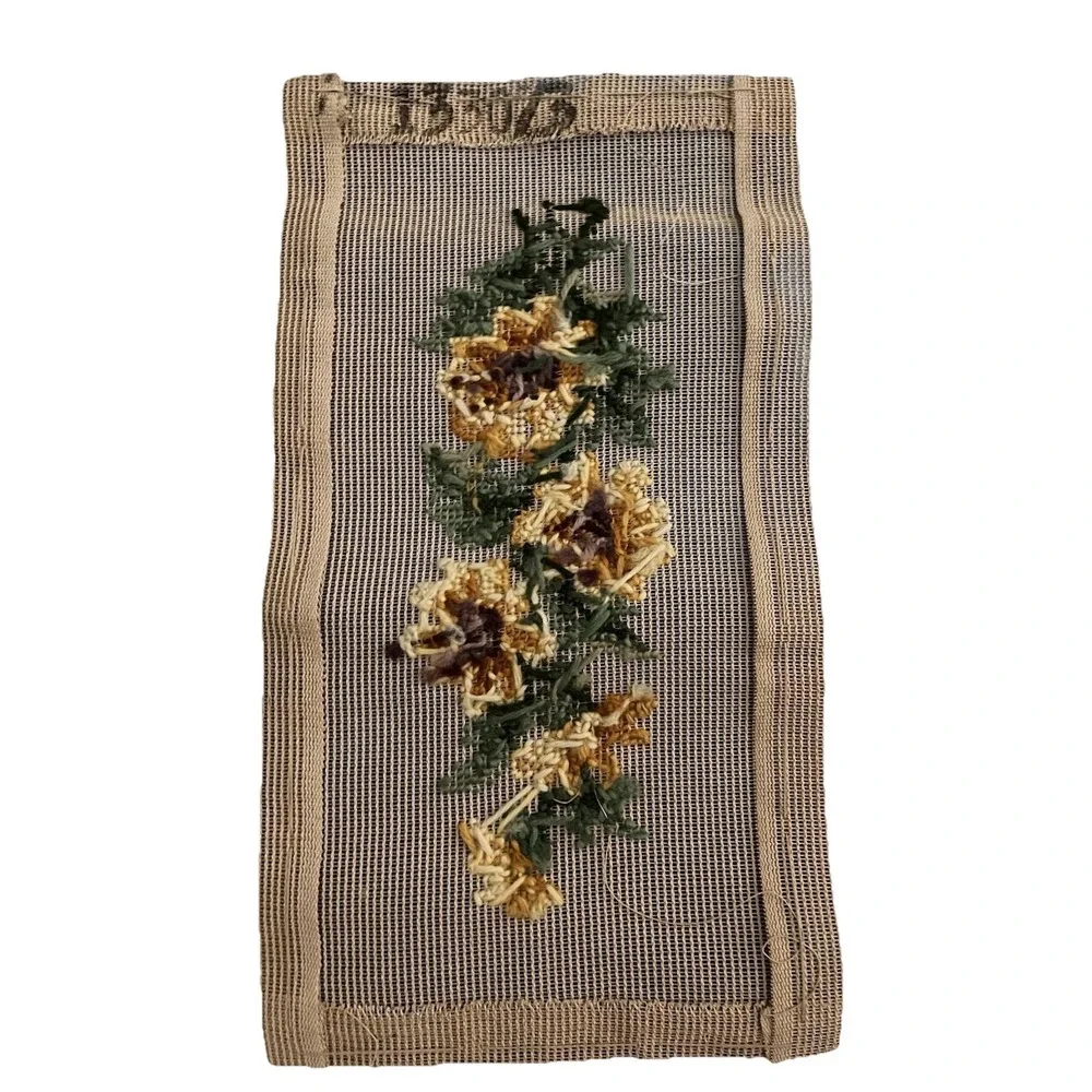 Paragon Needlepoint Floral Tapestry 15 x 18 1/3, 100% Wool
